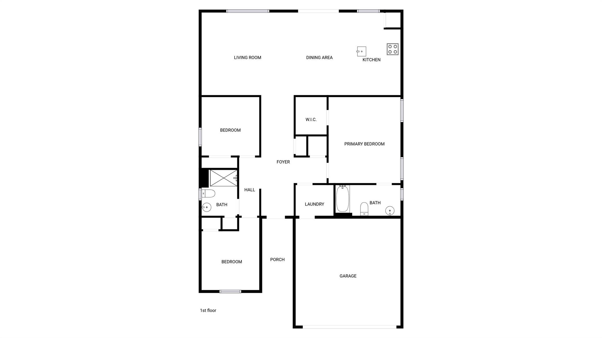 211 Waterlemon Way Monroe, NC 28110 - Photo 16 of 16 a picture of a floor plan