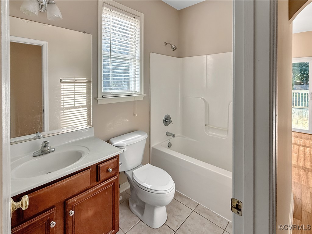 2324 Millcrest Terrace Midlothian, VA 23112 - Photo 11 of 25 a bathroom with a sink a toilet and a bathtub