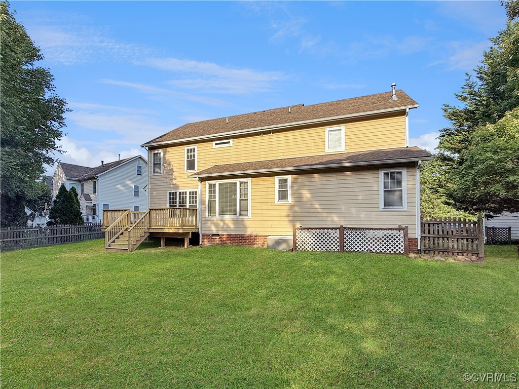 2324 Millcrest Terrace Midlothian, VA 23112 - Photo 22 of 25 a view of a house with a backyard