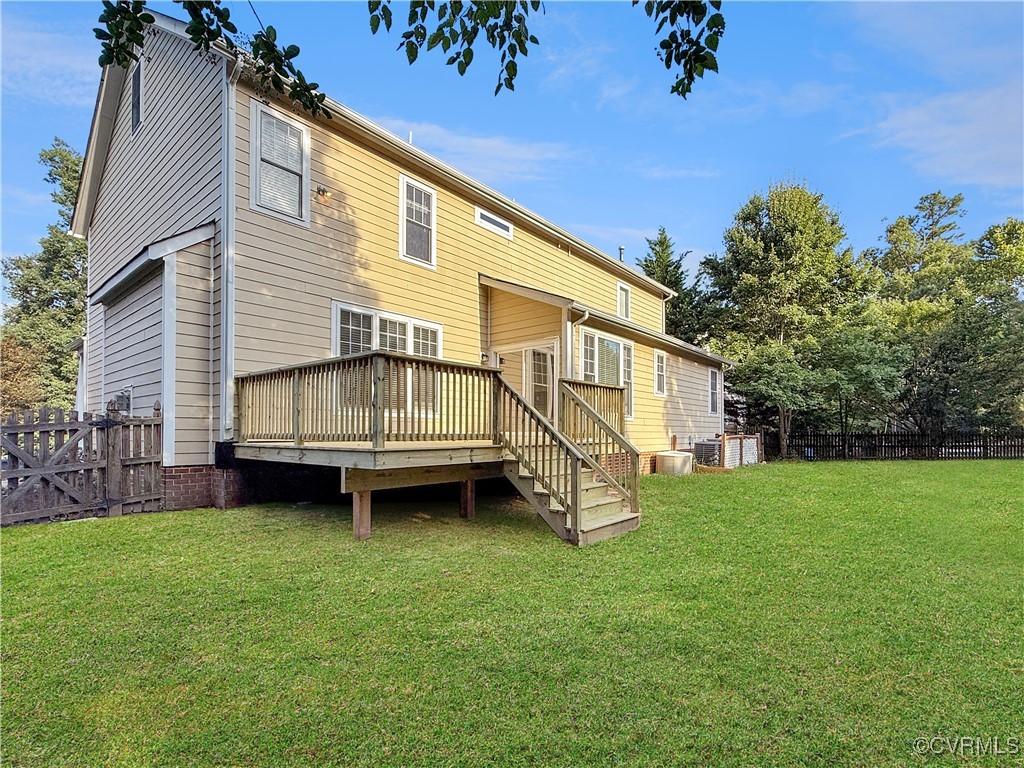 2324 Millcrest Terrace Midlothian, VA 23112 - Photo 23 of 25 a view of a house with a backyard