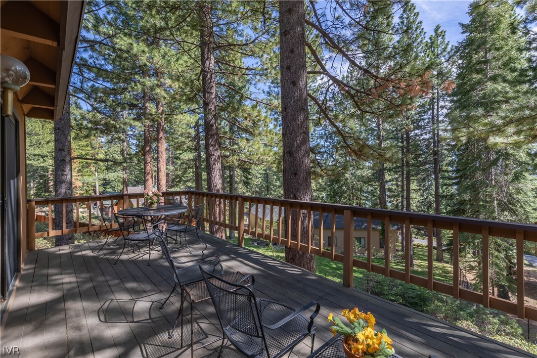 607 Crystal Peak Road Incline Village, NV 89451 - Photo 12 of 34 a view of a balcony with chairs