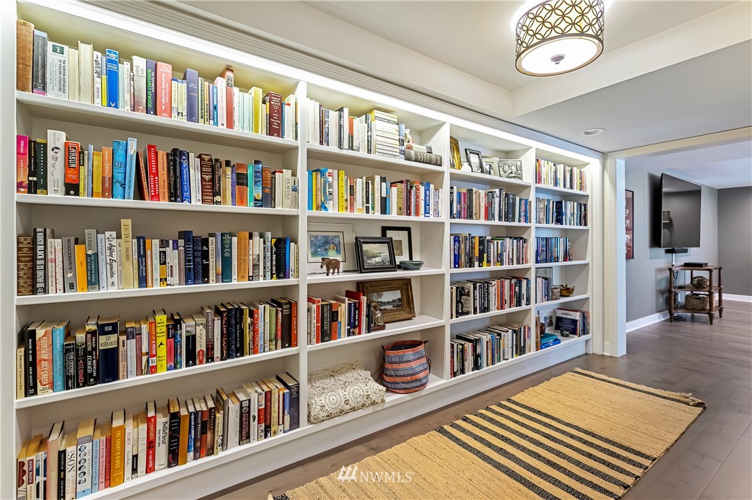 245 Middlefield Road Bellingham, WA 98225 - Photo 22 of 40 a view of room with cabinets book shelf and a book shelf