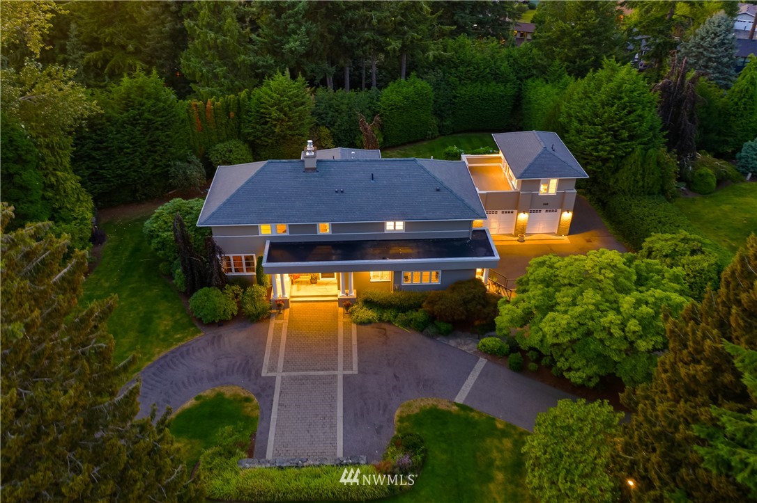 245 Middlefield Road Bellingham, WA 98225 - Photo 35 of 40 an aerial view of a house with yard swimming pool and outdoor seating
