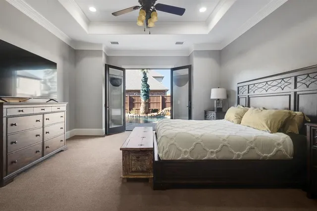 a bed room with a bed and a window