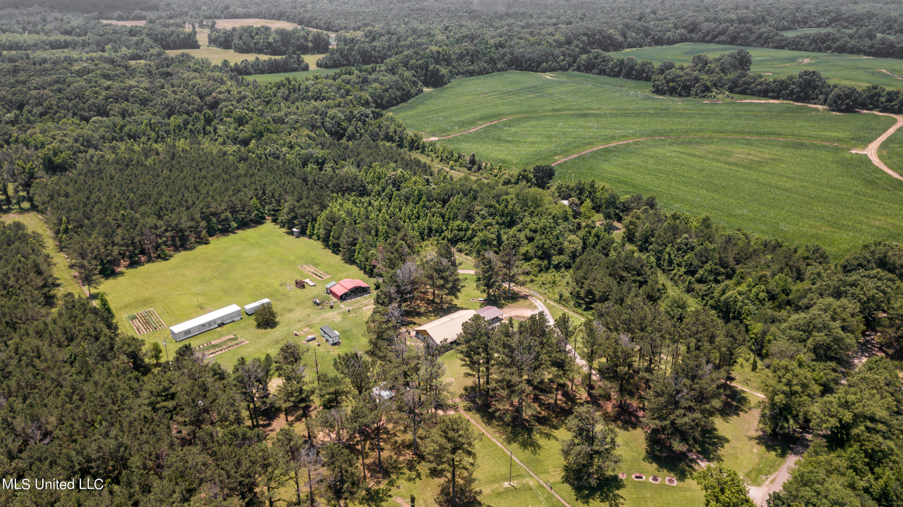 439 Dampeer Road Canton, MS 39046 - Photo 24 of 30 Dampeer Road Land Drone-0533