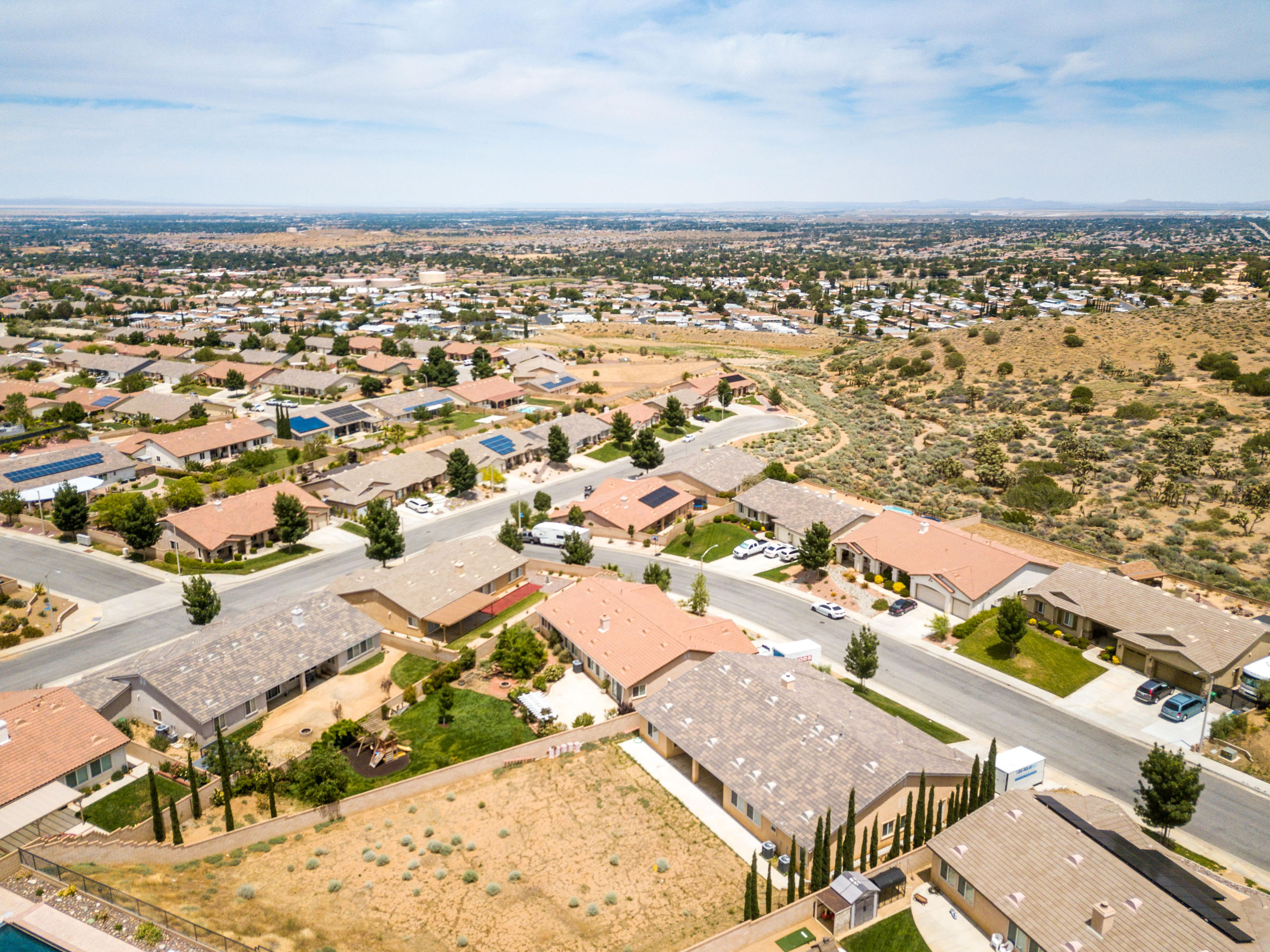 40451 Snake Lane Palmdale, CA 93551 - Photo 25 of 25 an aerial view of residential houses with outdoor space