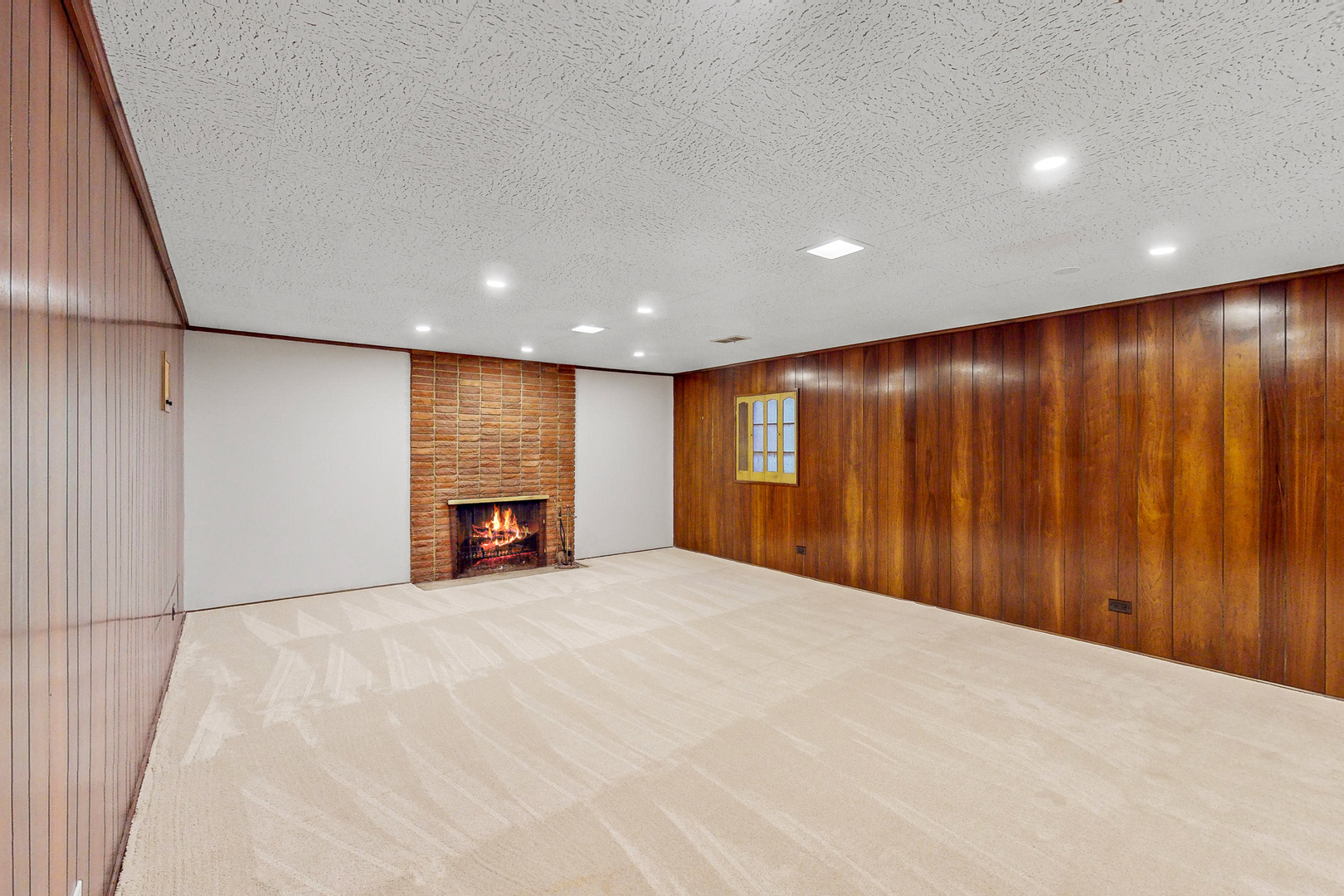 2100 Burr Oak Drive Glenview, IL 60025 - Photo 30 of 38 a view of an empty room with wooden walls