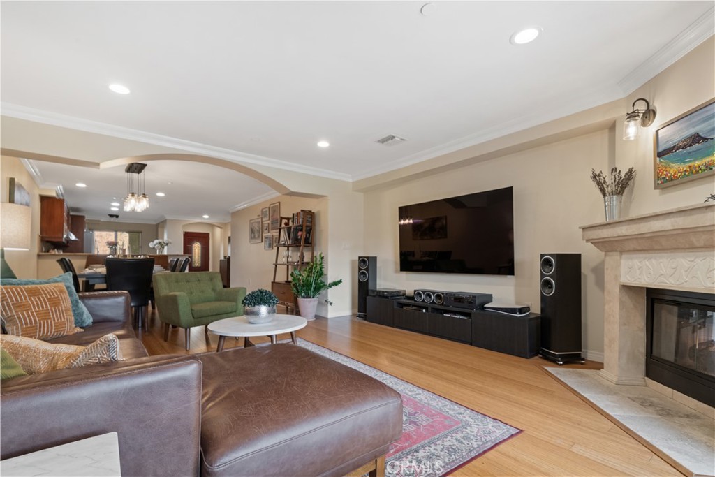 6221 Monterey Road, Unit 304 Highland Park, CA 90042 - Photo 11 of 27 a living room with furniture and a flat screen tv