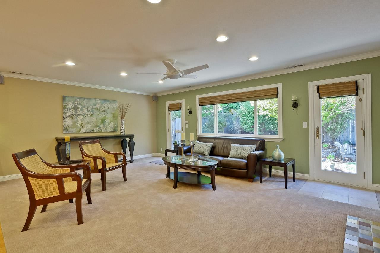 1229 Rousseau Drive Sunnyvale, CA 94087 - Photo 16 of 37 a living room with furniture and a window