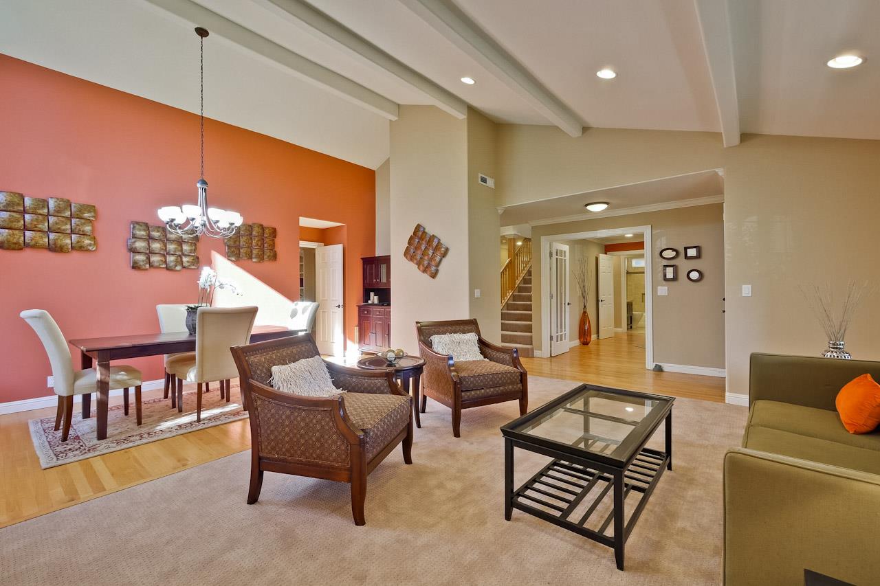 1229 Rousseau Drive Sunnyvale, CA 94087 - Photo 4 of 37 a living room with furniture and a table