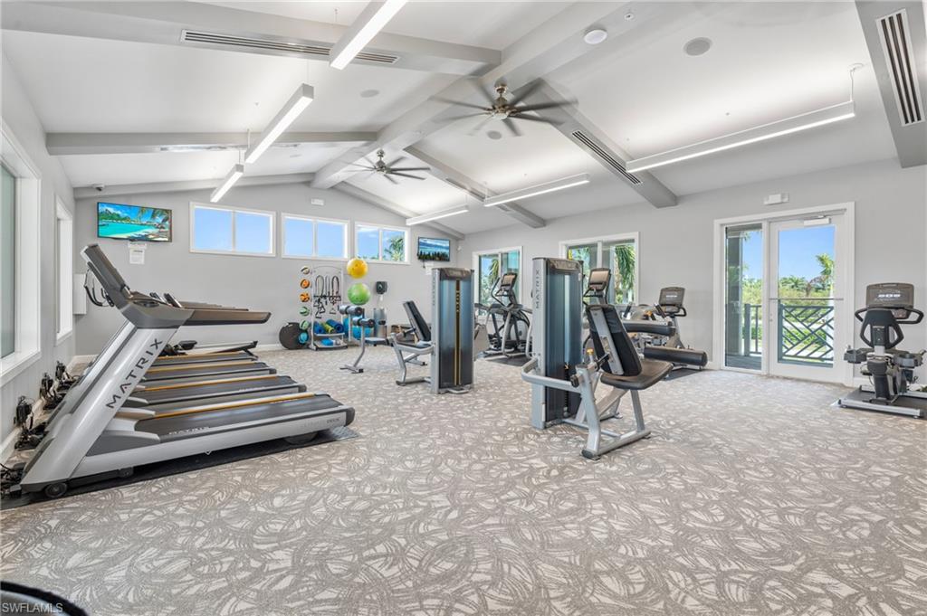 10520 Tidewater Key Boulevard Estero, FL 33928 - Photo 43 of 50 a view of a room with gym equipment