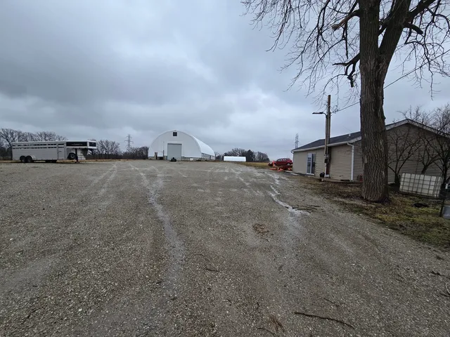 a view of a large tree in front of a house