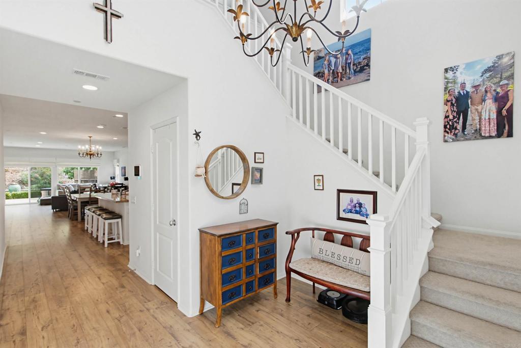 35647 Garrano Lane Fallbrook, CA 92028 - Photo 31 of 67 a view of entryway livingroom and hall with wooden floor
