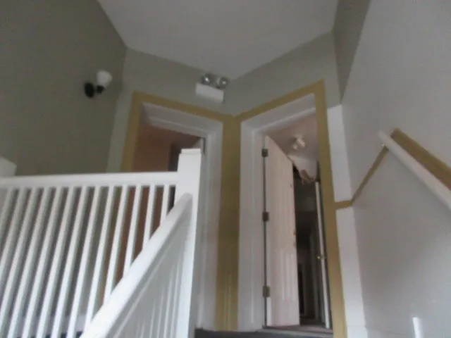 a view of a staircase