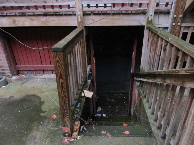 a view of storage and utility room