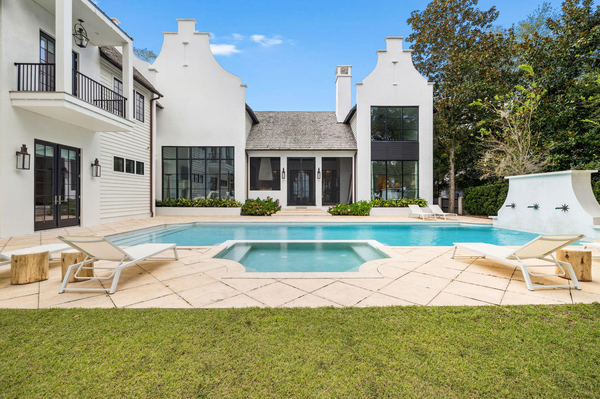 147 Ansley Forest Drive Santa Rosa Beach, FL 32459 - Photo 15 of 48 a view of a house with a yard and plants