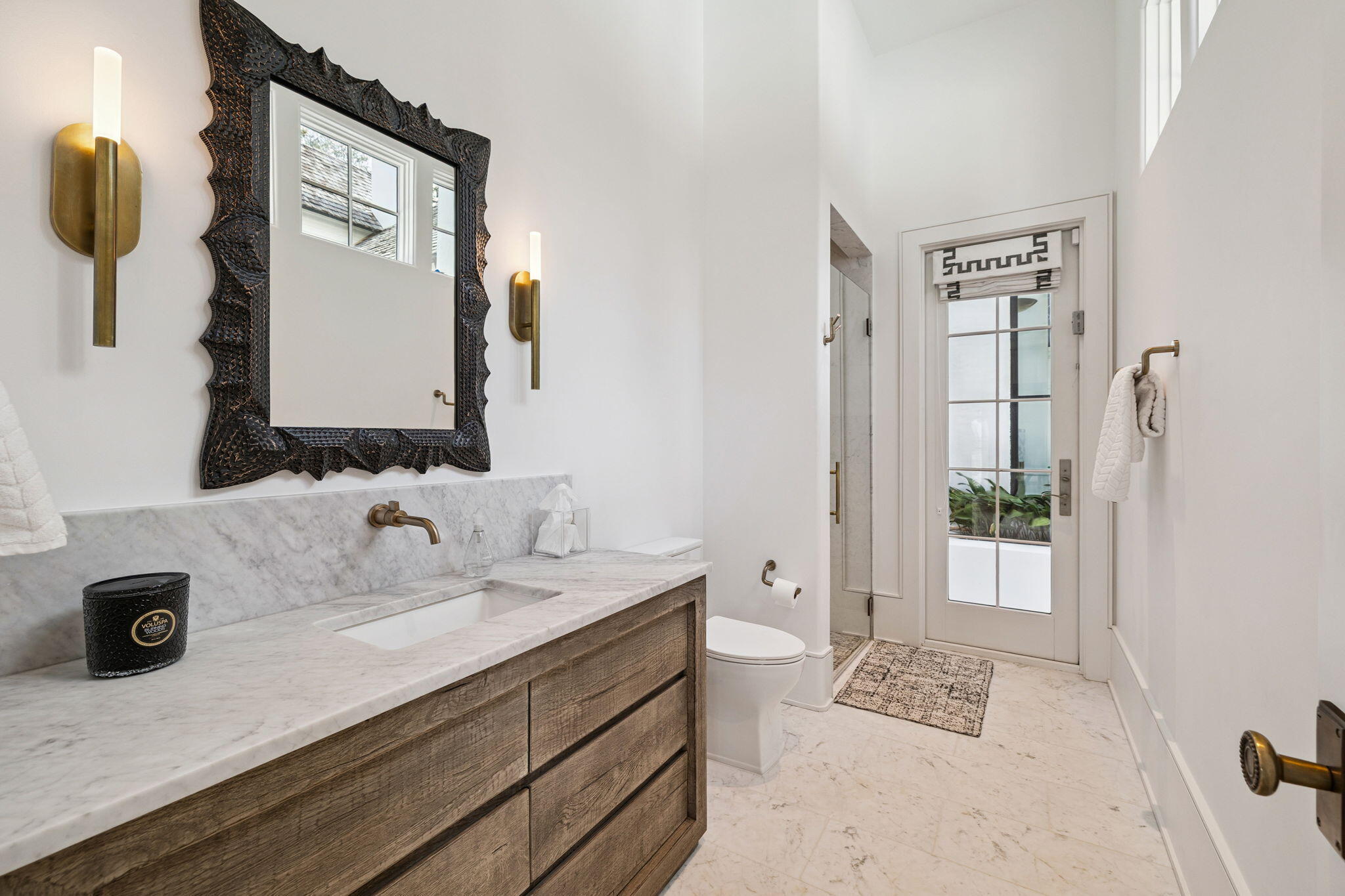 147 Ansley Forest Drive Santa Rosa Beach, FL 32459 - Photo 47 of 48 a bathroom with a sink and a mirror