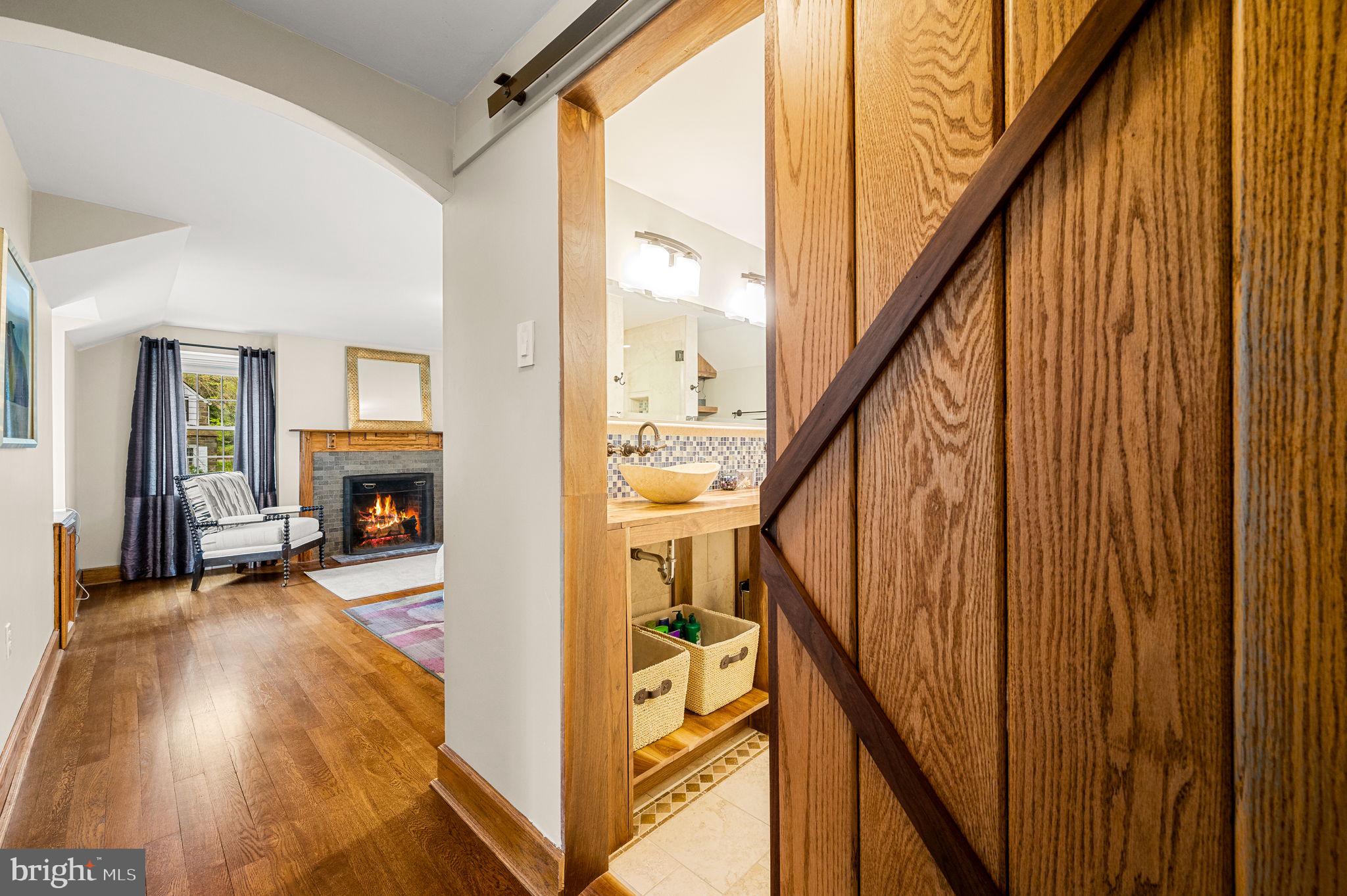 304 Keithwood Road Wynnewood, PA 19096 - Photo 42 of 78 Barn door to ensuite bath in Primary