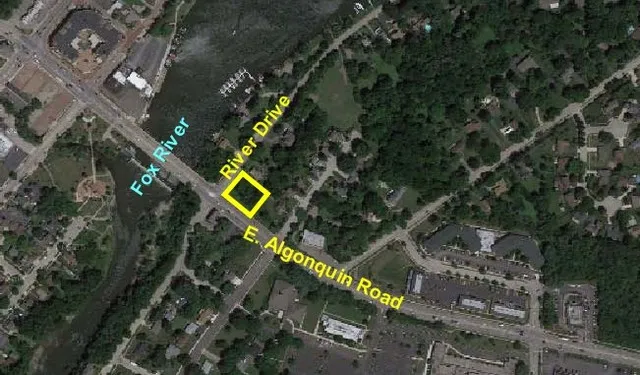 a sign that is on a tree