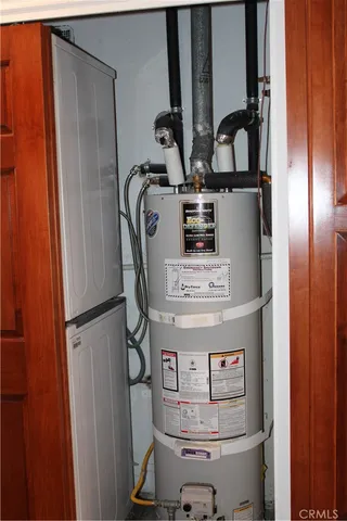 a swimming pool and outdoor seating