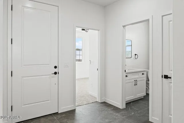 a close view of closet