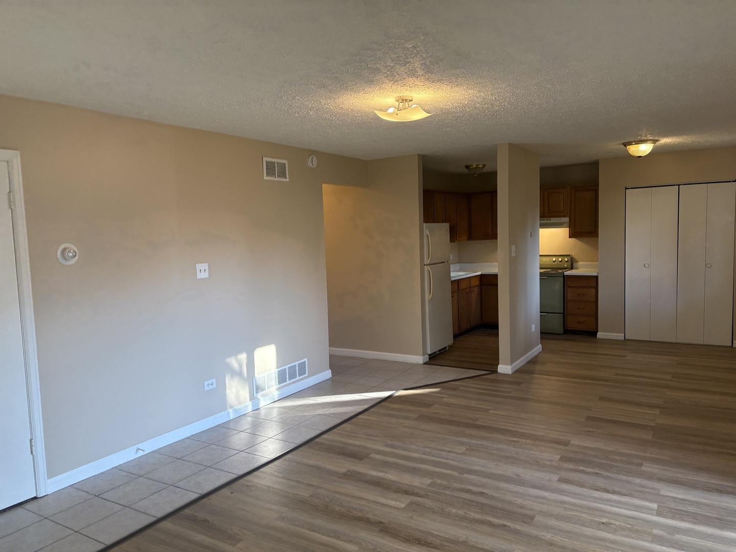 1119 South Curtis Avenue, Unit A1 Kankakee, IL 60901 - Photo 4 of 8 a view of empty room with wooden floor