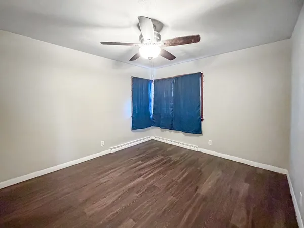 a view of a wooden deck