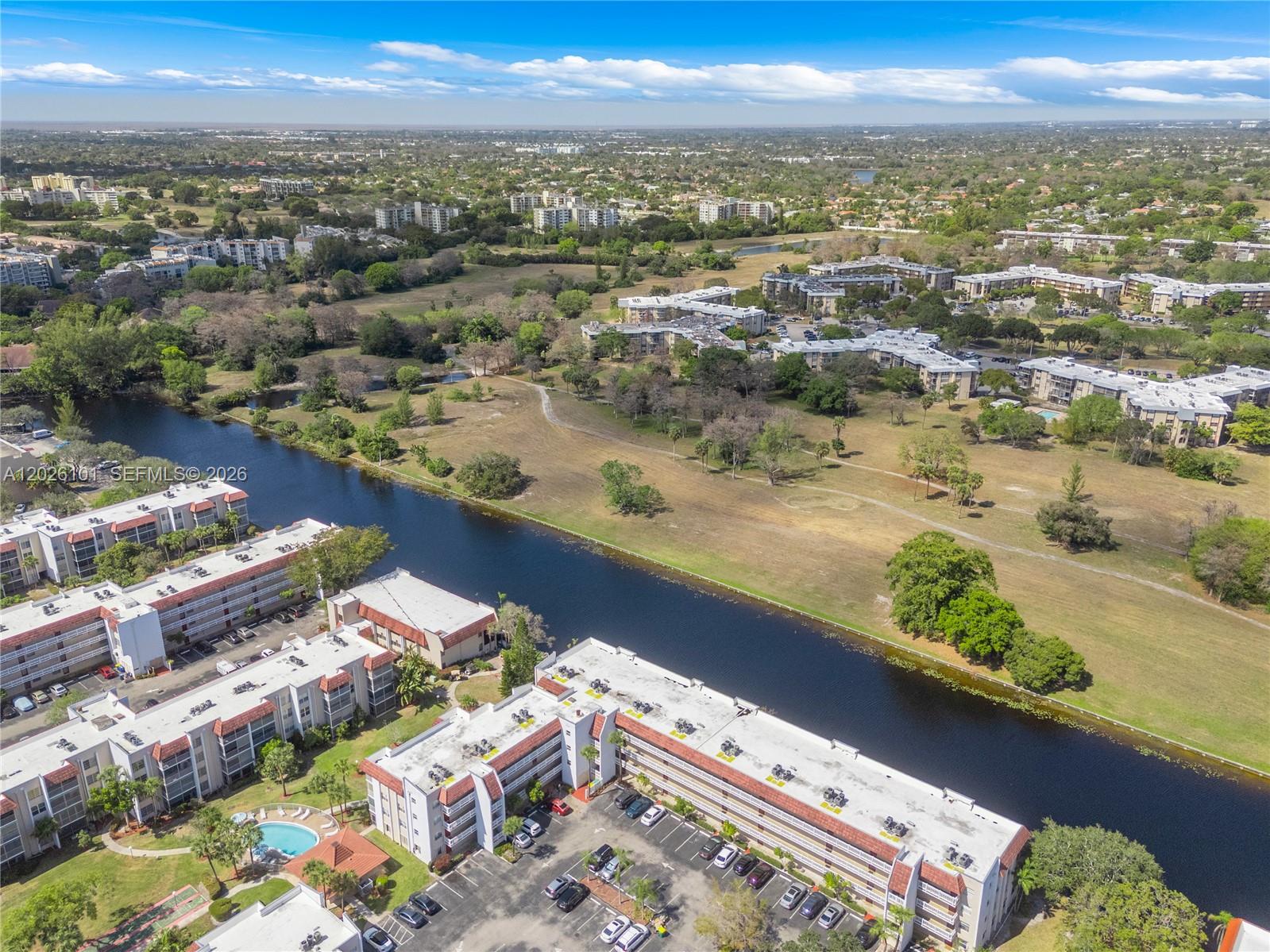3551 Inverrary Drive, Unit 208 Lauderhill, FL 33319 - Photo 23 of 34 an aerial view of lake and city