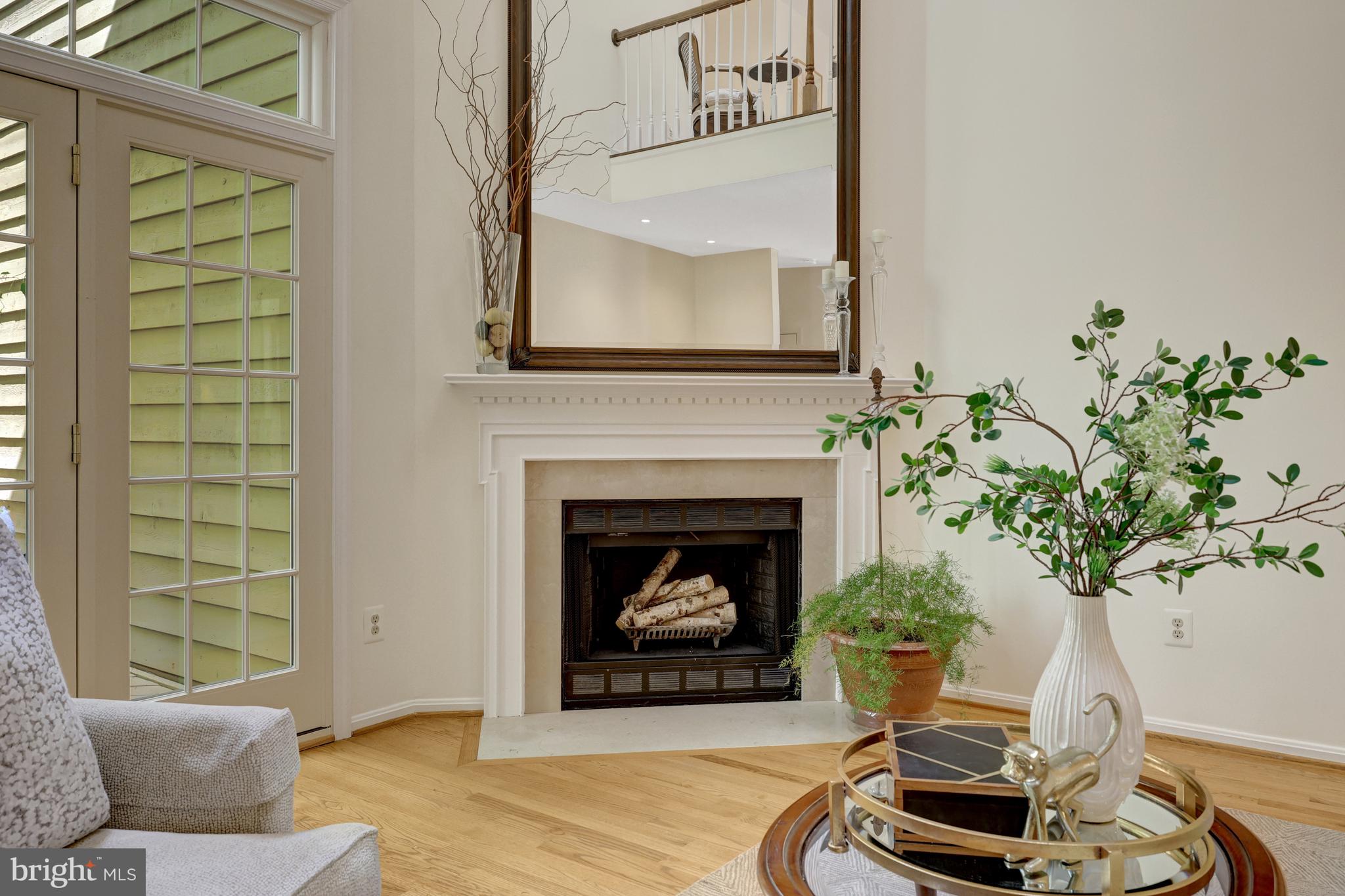 WOOD BURNING FIREPLACE