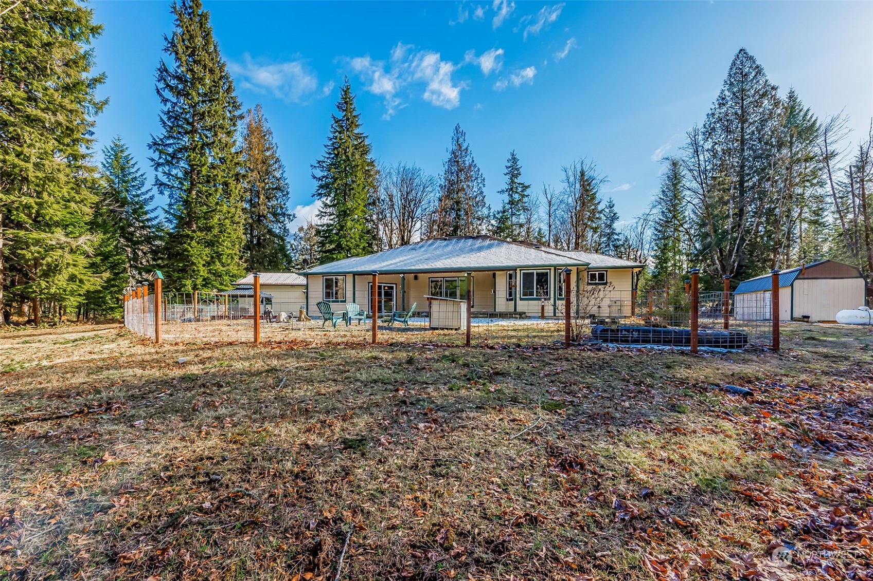 119 Marmot Loop Packwood, WA 98361 - Photo 35 of 40 a view of a house with a yard