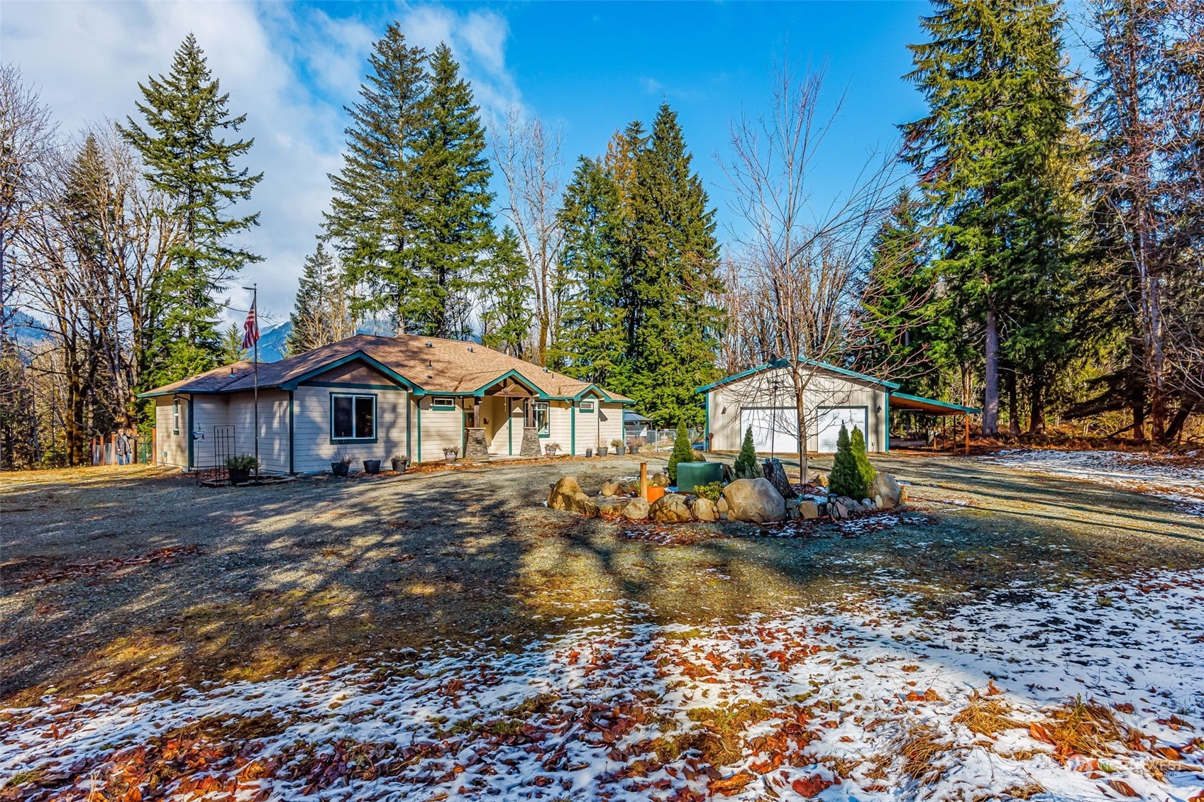 119 Marmot Loop Packwood, WA 98361 - Photo 6 of 40 a view of a house with a yard
