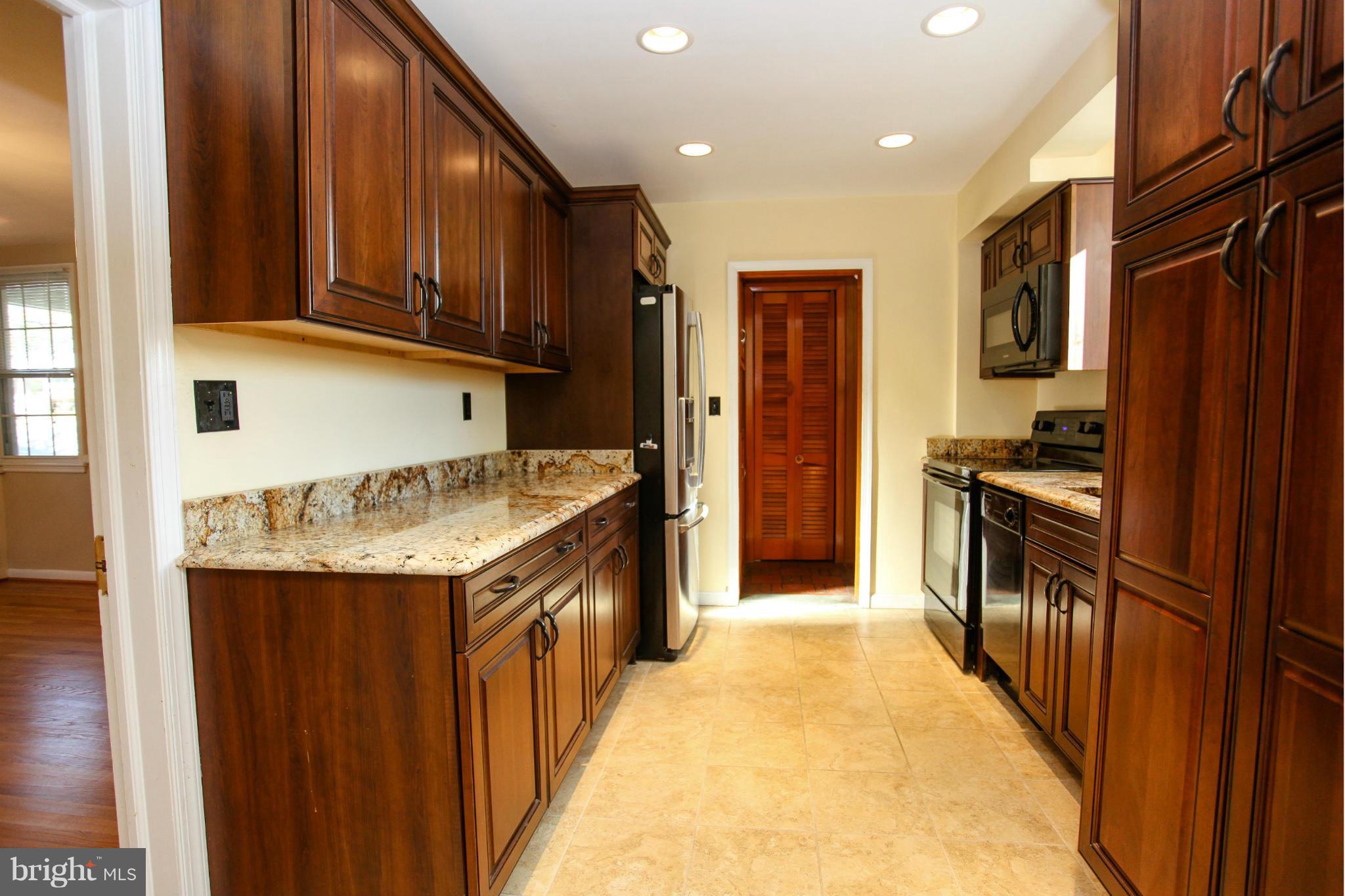 1707 Frederick Road Catonsville, MD 21228 - Photo 9 of 30 Beautiful kitchen with cherry cabinets