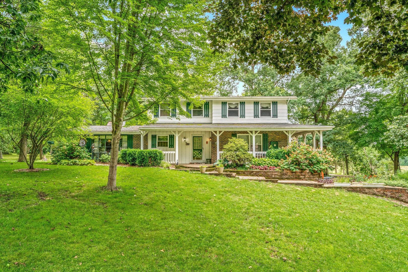2012 North 3650th Road Serena, IL 60549 - Photo 23 of 55 a front view of a house with a yard