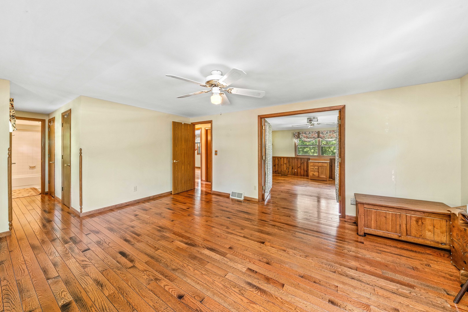 2012 North 3650th Road Serena, IL 60549 - Photo 34 of 55 a view of an empty room with window and wooden floor