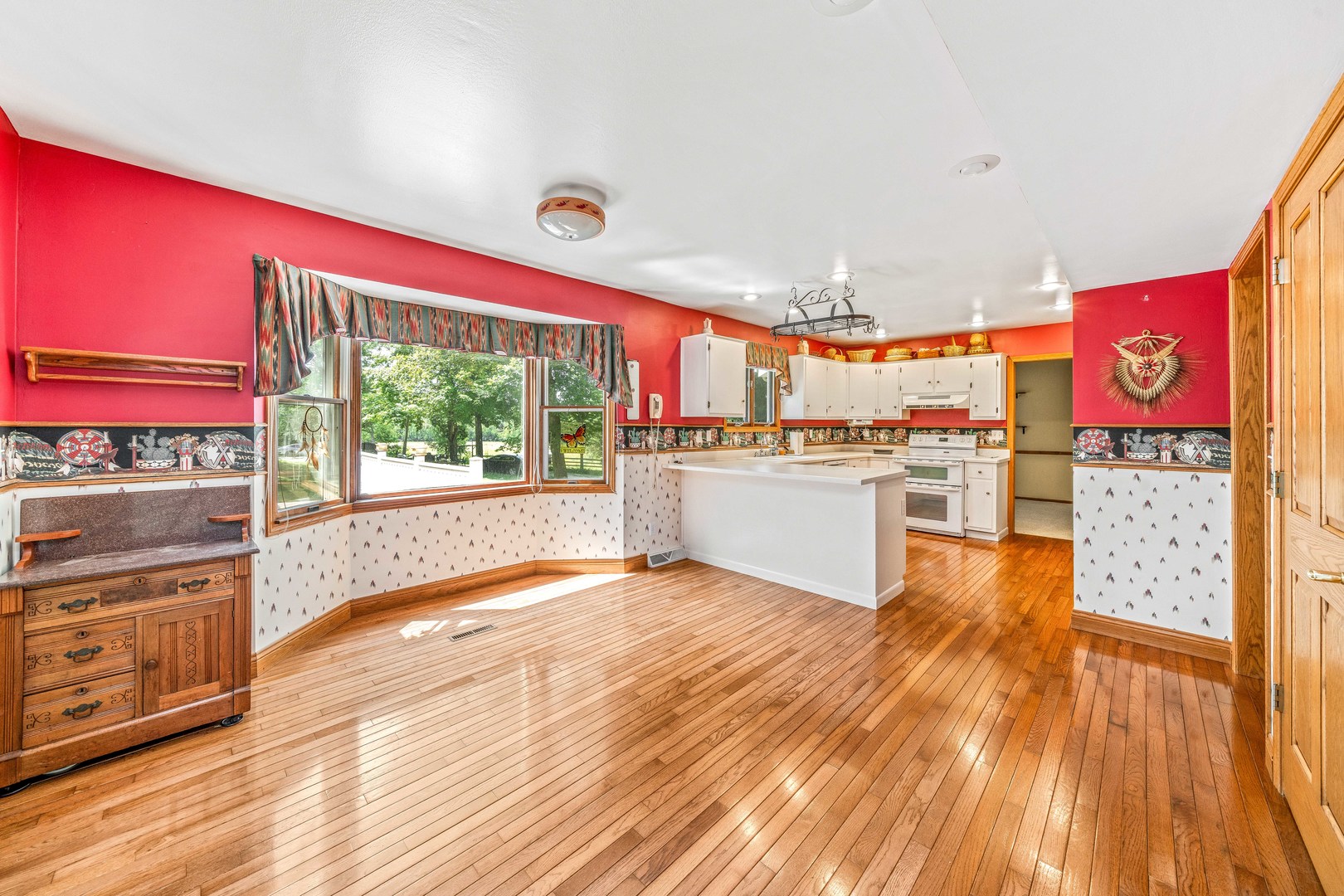 2012 North 3650th Road Serena, IL 60549 - Photo 4 of 55 a view of a kitchen with wooden floor