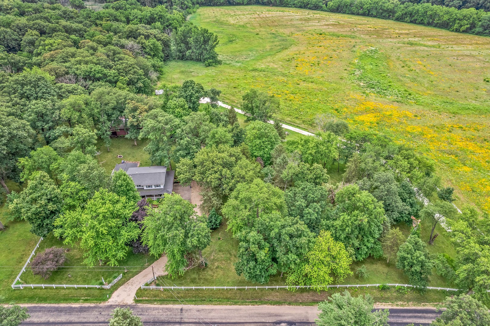 2012 North 3650th Road Serena, IL 60549 - Photo 47 of 55 a view of yard with green space
