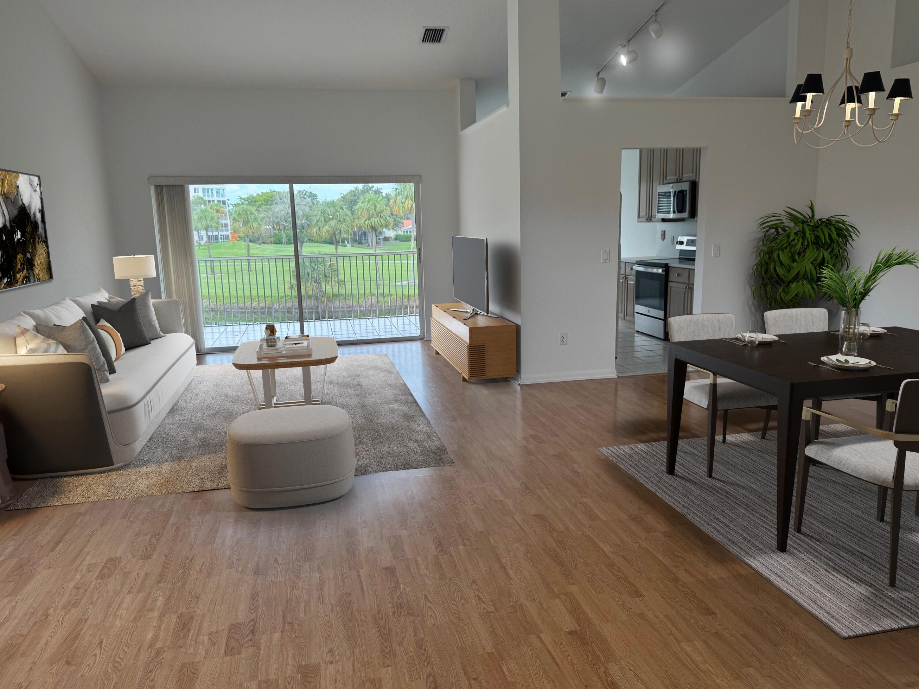 17061 Emile Street, Unit 8 Boca Raton, FL 33487 - Photo 6 of 31 3 - Living area staged