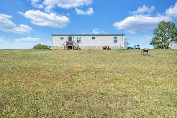 a view of car parked in front of building
