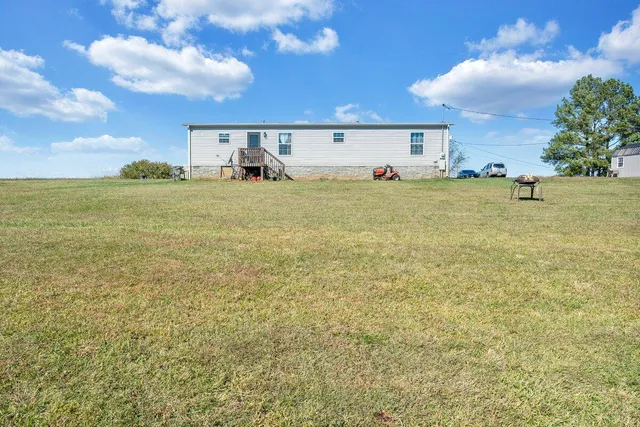 a view of car parked in front of building