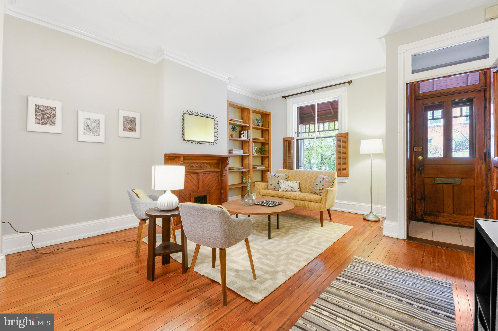 4248 Regent Square Philadelphia, PA 19104 - Photo 1 of 32 a living room with furniture and a wooden floor