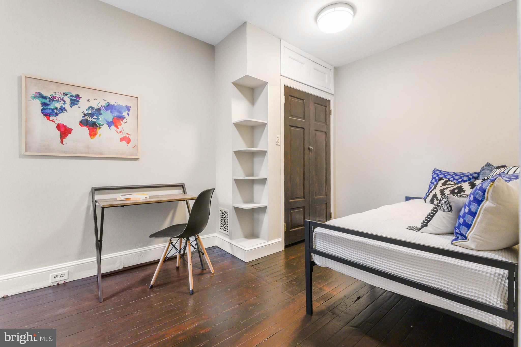 4248 Regent Square Philadelphia, PA 19104 - Photo 30 of 32 a view of a workspace with furniture and wooden floor
