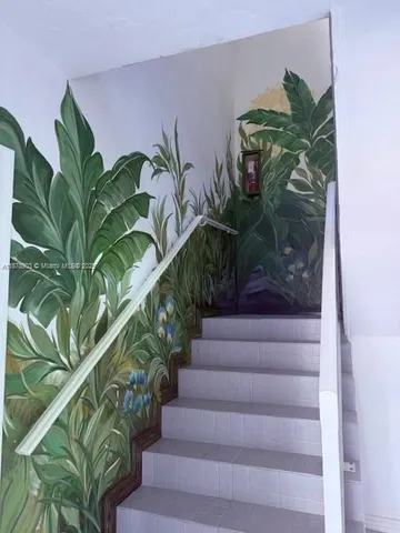 a view of a flower in a garden