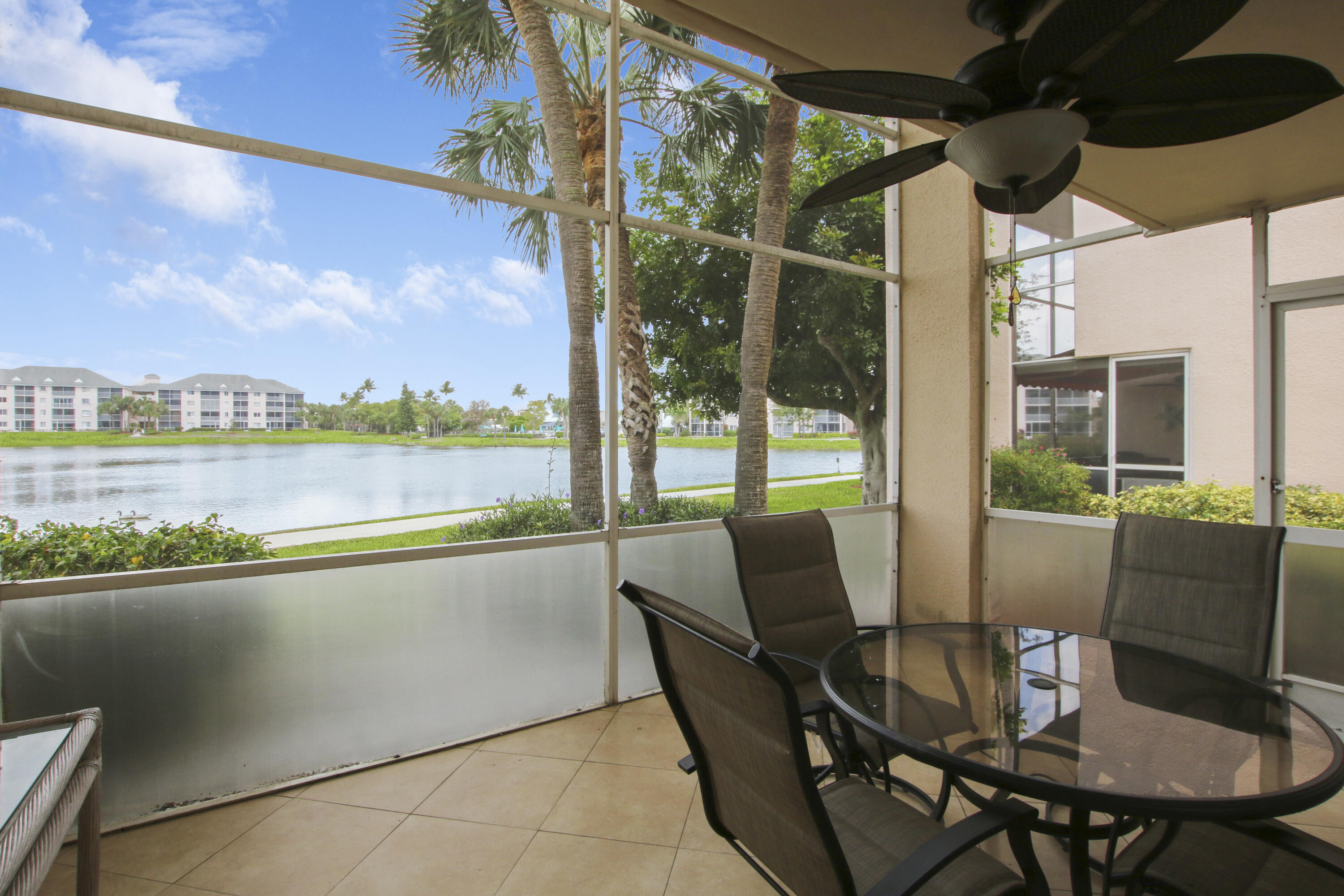 353 Highway 1, Unit C105 Jupiter, FL 33477 - Photo 15 of 33 a view of balcony with furniture and garden