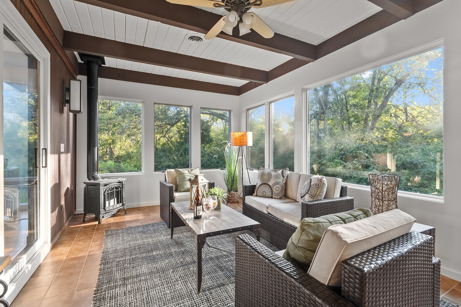 904 North Valley Hill Road Bull Valley, IL 60098 - Photo 11 of 33 a living room with furniture and a large window