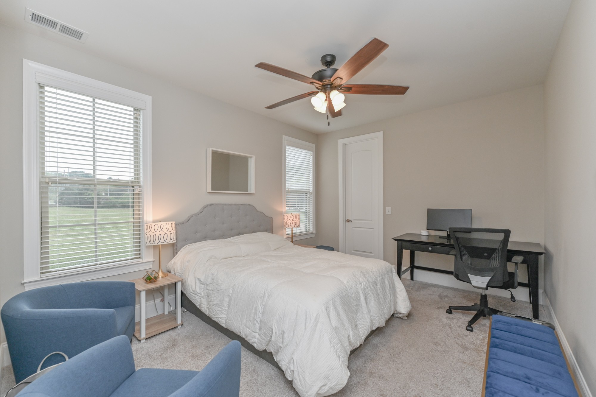 1431 Center Point Road Hendersonville, TN 37075 - Photo 15 of 20 a bedroom with a bed and a couch