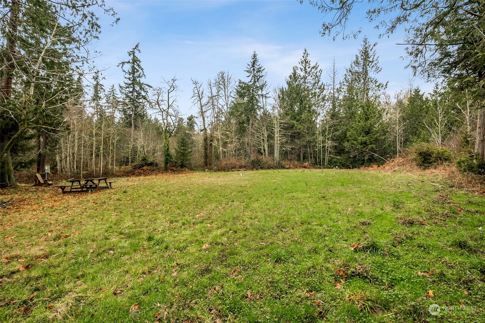 6818 Yeazell Road Southwest Longbranch, WA 98351 - Photo 7 of 16 a view of a field with trees in the background