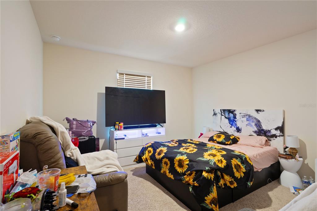 117 Redbud Road Palm Coast, FL 32137 - Photo 10 of 13 a bedroom with bed and a flat screen tv