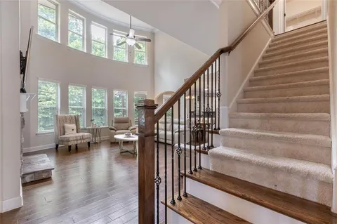 a room with a bed and a window