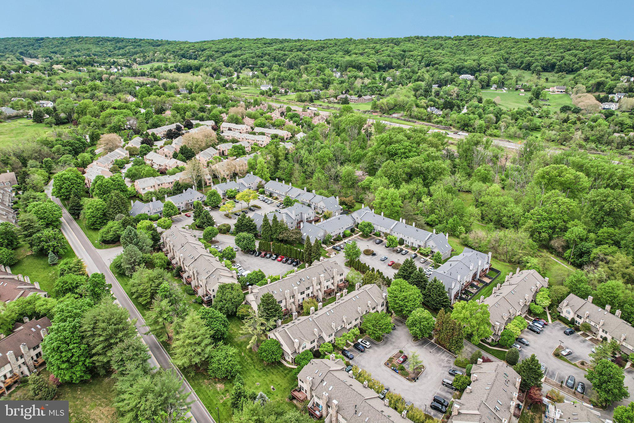 36 Independence Place, Unit 36 Chesterbrook, PA 19087 - Photo 45 of 55 an aerial view of residential houses with outdoor space