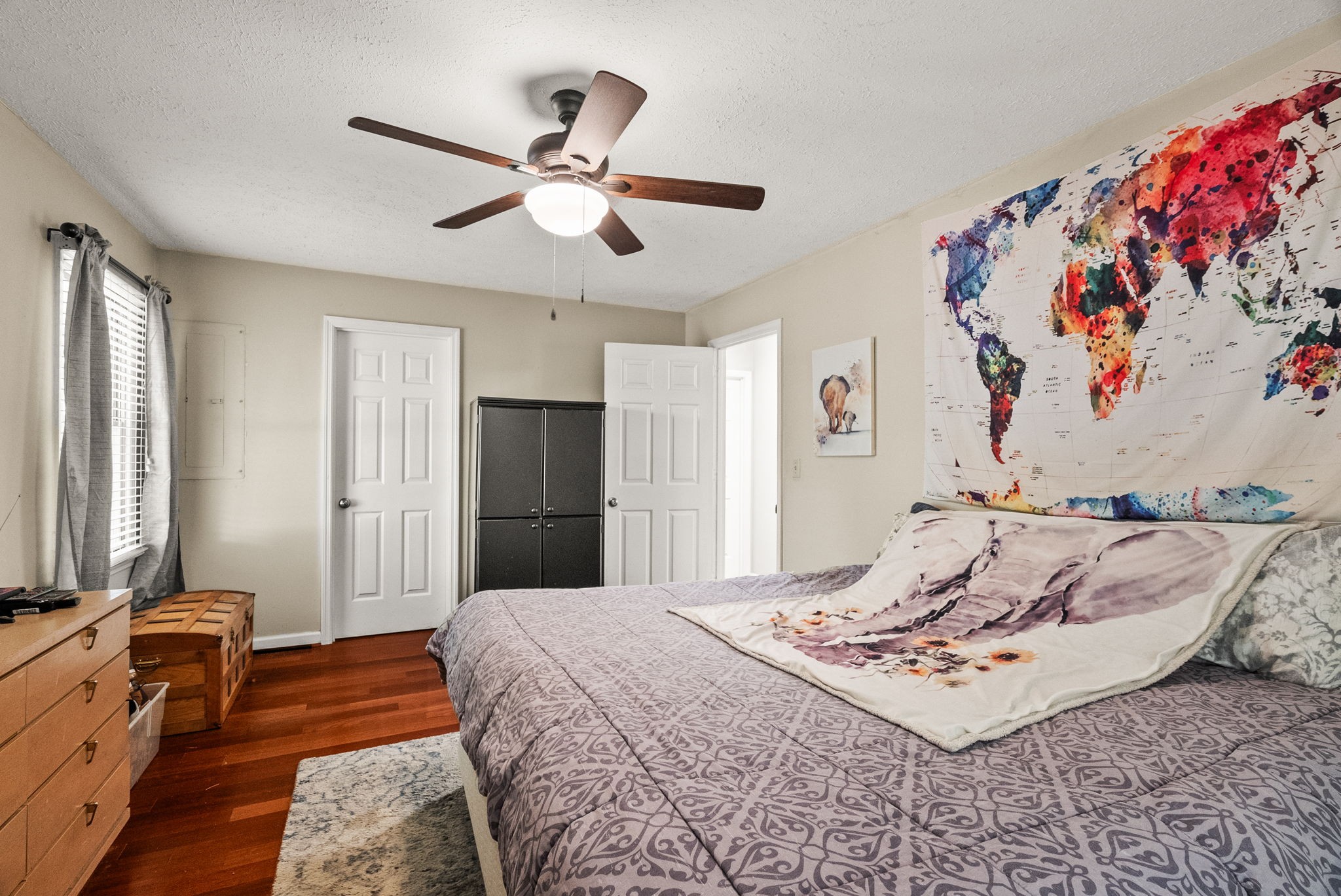 674 Lakeside Drive Springfield, TN 37172 - Photo 24 of 44 a bedroom with a bed and a chandelier